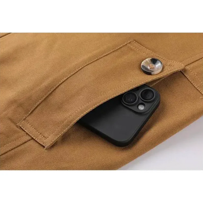 Lange winterjacke für herren - wasserdicht mit kapuze und praktischen taschen