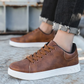 Hochwertige leder-herrenschuhe im klassischen design