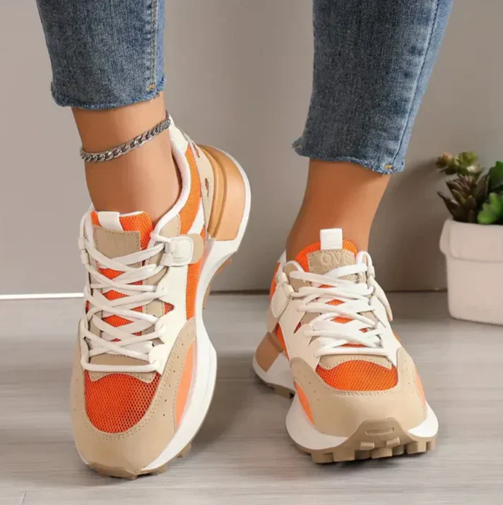 Colorblock – lässige sneaker mit leichtem design für damen