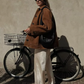 Lily | luxus-blazer aus kamel-wildleder für damen