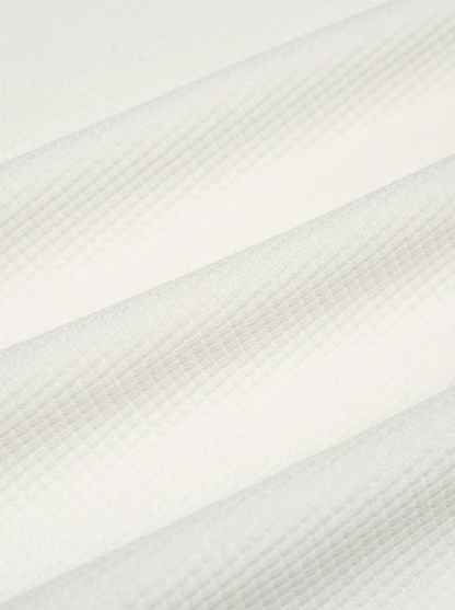 Lässiges waffelhemd von sam mit langen armeln und v-ausschnitt