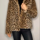 Pilaar - klassieke dames winterjas met luipaardprint