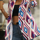 Teena-blazer mit geometrischem muster