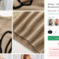 Kelsey – strickpullover mit blumenstickerei