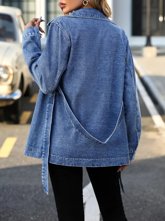 Primrose - stylische jeansjacke aus baumwolle