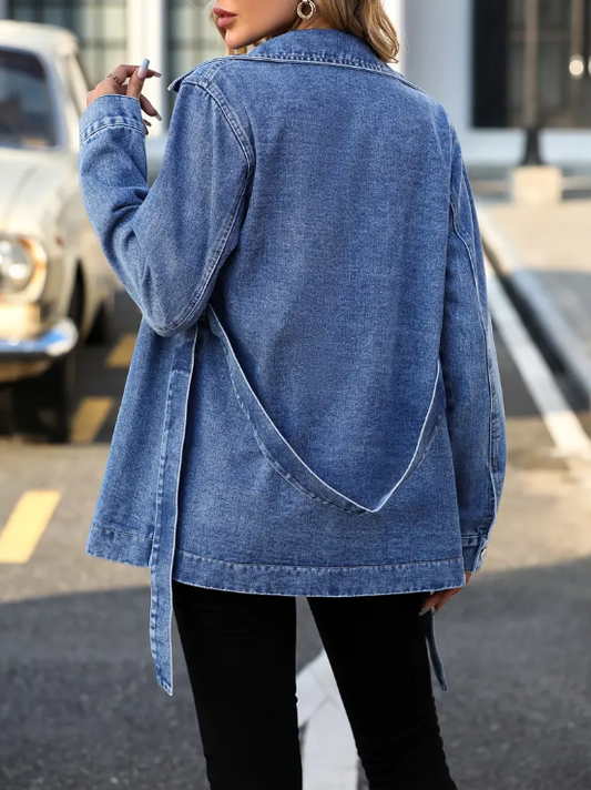 Primrose - stylische jeansjacke aus baumwolle