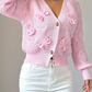 Mezzia – süße strickjacke mit schleife