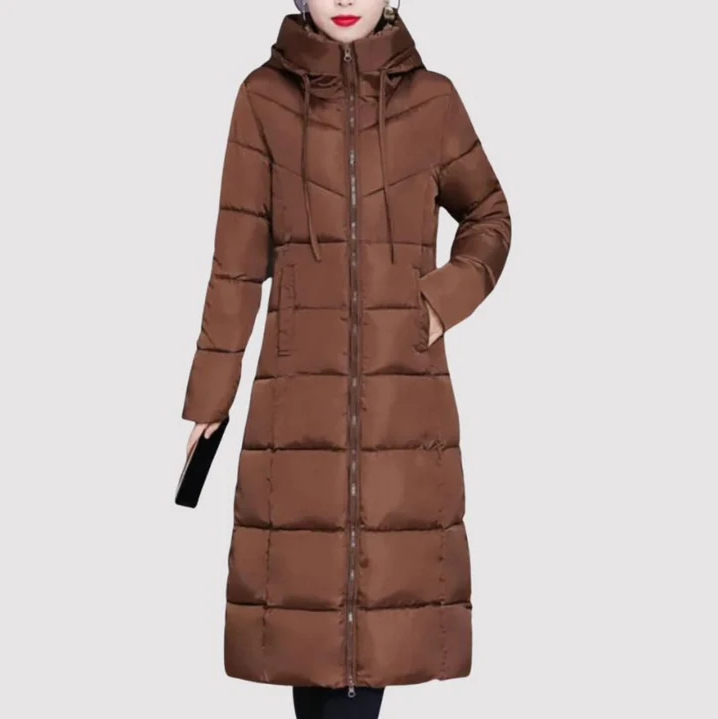 Leona | langer wintermantel für damen