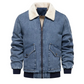Tony - lässige bomberjacke aus jeansstoff