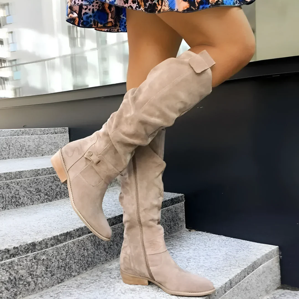 Elegante kniehohe stiefel für damen