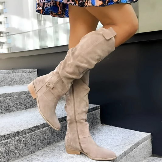 Elegante kniehohe stiefel für damen