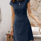 Elegantes sommerkleid mit zarten armeln