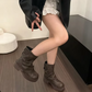 Augusta – slip-on-stiefel aus vintage-leder