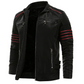 Motorrad-leder-herrenjacke, robust und stilvoll