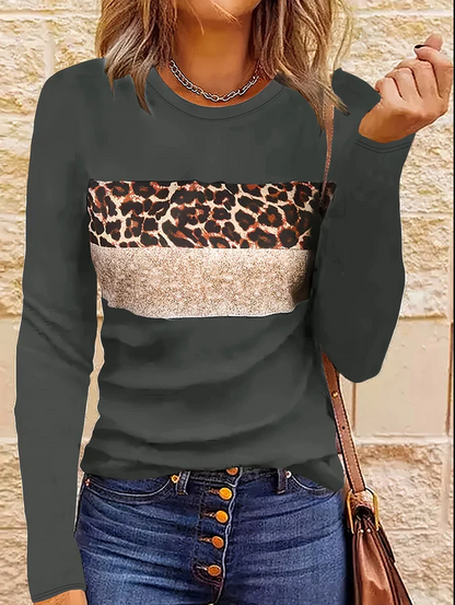 Emmi | das schicke langarmshirt mit leopardenprint