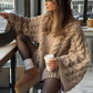Everlee l kuschelige, übergroße strickjacke