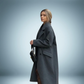 Exklusive trenchcoat-jacke