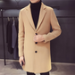Herren wollmantel, elegante businessjacke - büro und freizeit