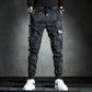 Schwarze slim-fit-chinohose für herren