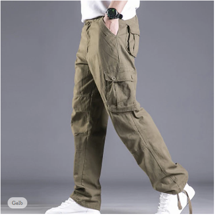 David – stylische cargohose für herren