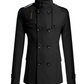 Herren-wintermantel - eleganter trenchcoat mit stehkragen und thermosiegel