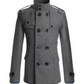 Herren-wintermantel - eleganter trenchcoat mit stehkragen und thermosiegel