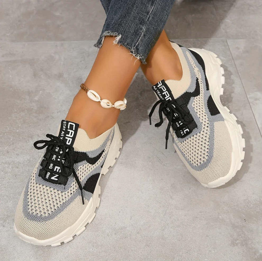 Atmungsaktive mesh-sneaker für damen