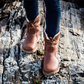 Melugrace - elegante retro-stiefel aus pu