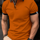 Roberto – lässiges, einfarbiges poloshirt für herren