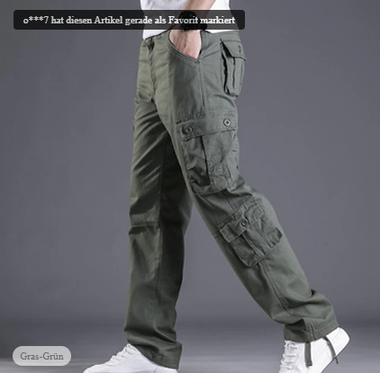 David – stylische cargohose für herren