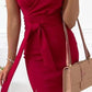 Rachel – strahlendes rubinrotes kleid