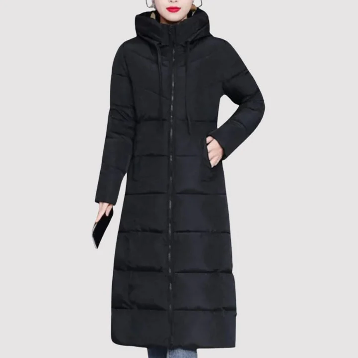 Leona | langer wintermantel für damen