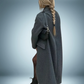 Exklusive trenchcoat-jacke