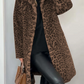 Pilaar - klassieke dames winterjas met luipaardprint