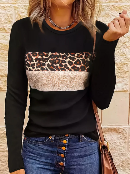 Emmi | das schicke langarmshirt mit leopardenprint