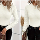 Holga - elegantes stricktop mit muster