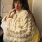 Everlee l kuschelige, übergroße strickjacke