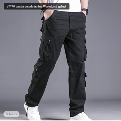 David – stylische cargohose für herren