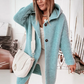 Yelena - langärmlige strickjacke mit kapuze
