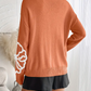 Kelsey – strickpullover mit blumenstickerei