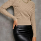 Rita – karierter strickpullover