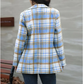 Amoine karierte baumwolljacke