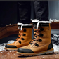 Wetterfeste und isolierte herrenstiefel