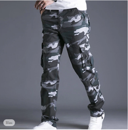 David – stylische cargohose für herren