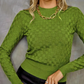 Rita – karierter strickpullover
