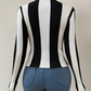 Julee – gestreifter rollkragenpullover