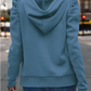 Anzu – kapuzenpullover aus baumwolle mit puffärmeln