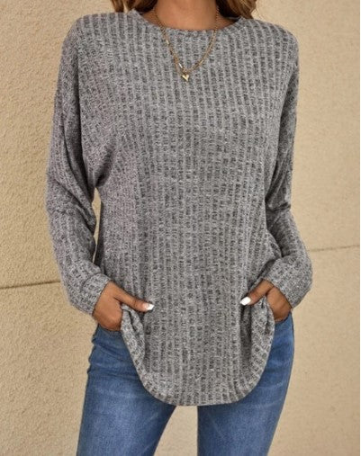 Ava – langärmeliger wollpullover für den frühling