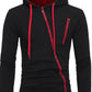 Felix – jacke mit seitlichem reibverschluss