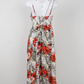 Emily – romantisches ärmelloses maxikleid mit blumendruck